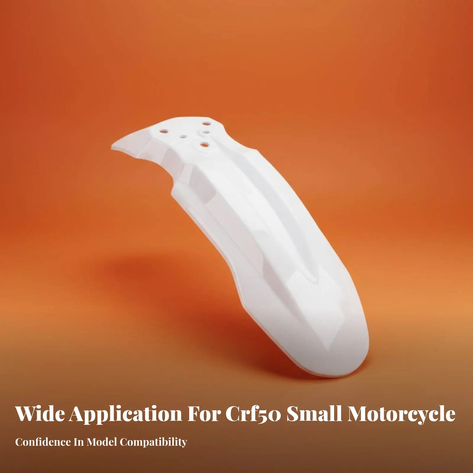 CRF50 Front Mud Guard Spray Protection Dirt Bike Front Mudguard All-Terrain Motorcycle Mudguard Shock Resistant for Young Riders