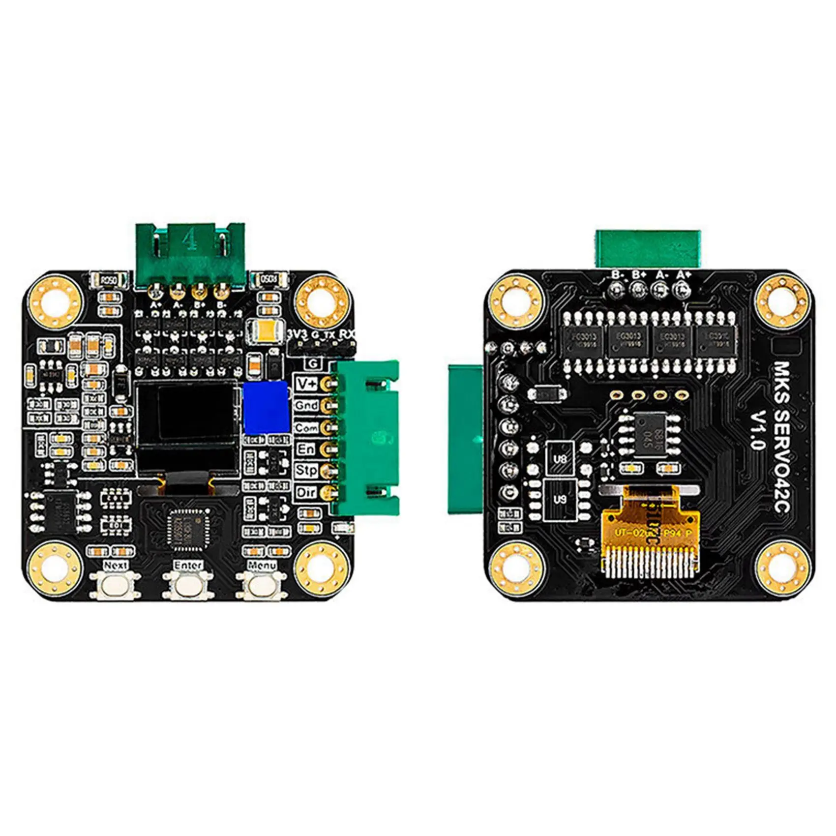 【FLASH DEAL】8X NEMA 17 Stepper Motor Driver, MKS SERVO42C PCBA Motor Driver Kit Ultra Quiet Board