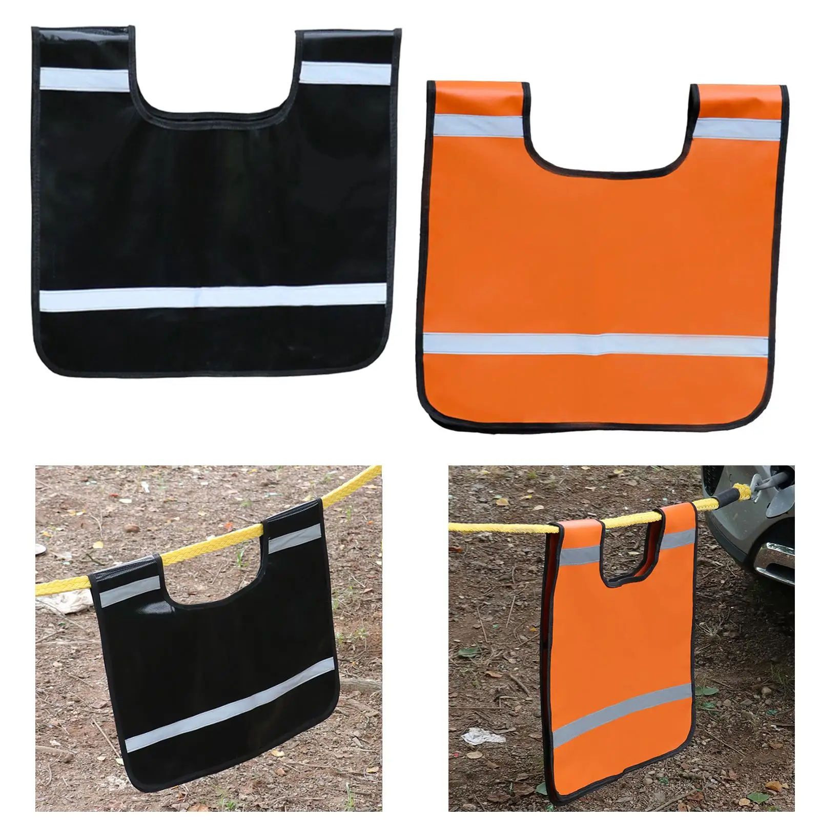 

Winch Cable Damper Outdoor Accessory Portable Sturdy Replacement Reflective Strip Off Road Safety Recovery Dampener Blanket