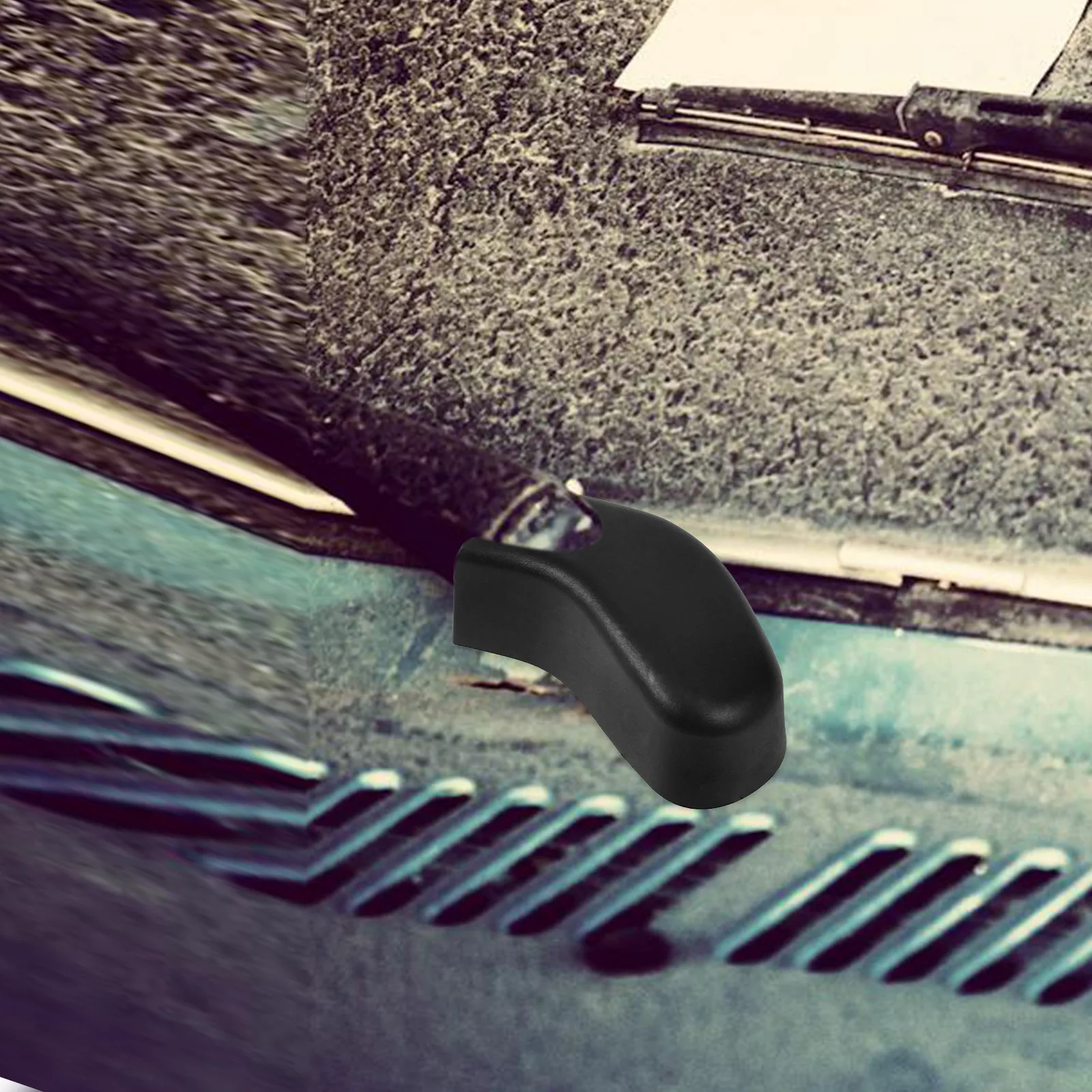 

Rear Wiper Cover Sturdy Rear Windshield Wiper Plug Cap Replacement Easy Installation Car Accessories Car Accessories