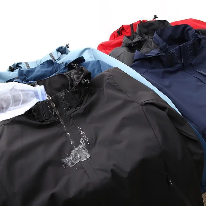 

Мужское уличное ветрозащитное водонепроницаемое весенне-осеннее спортивное пальто длинное све-стойка повседневное пальто обычной длины