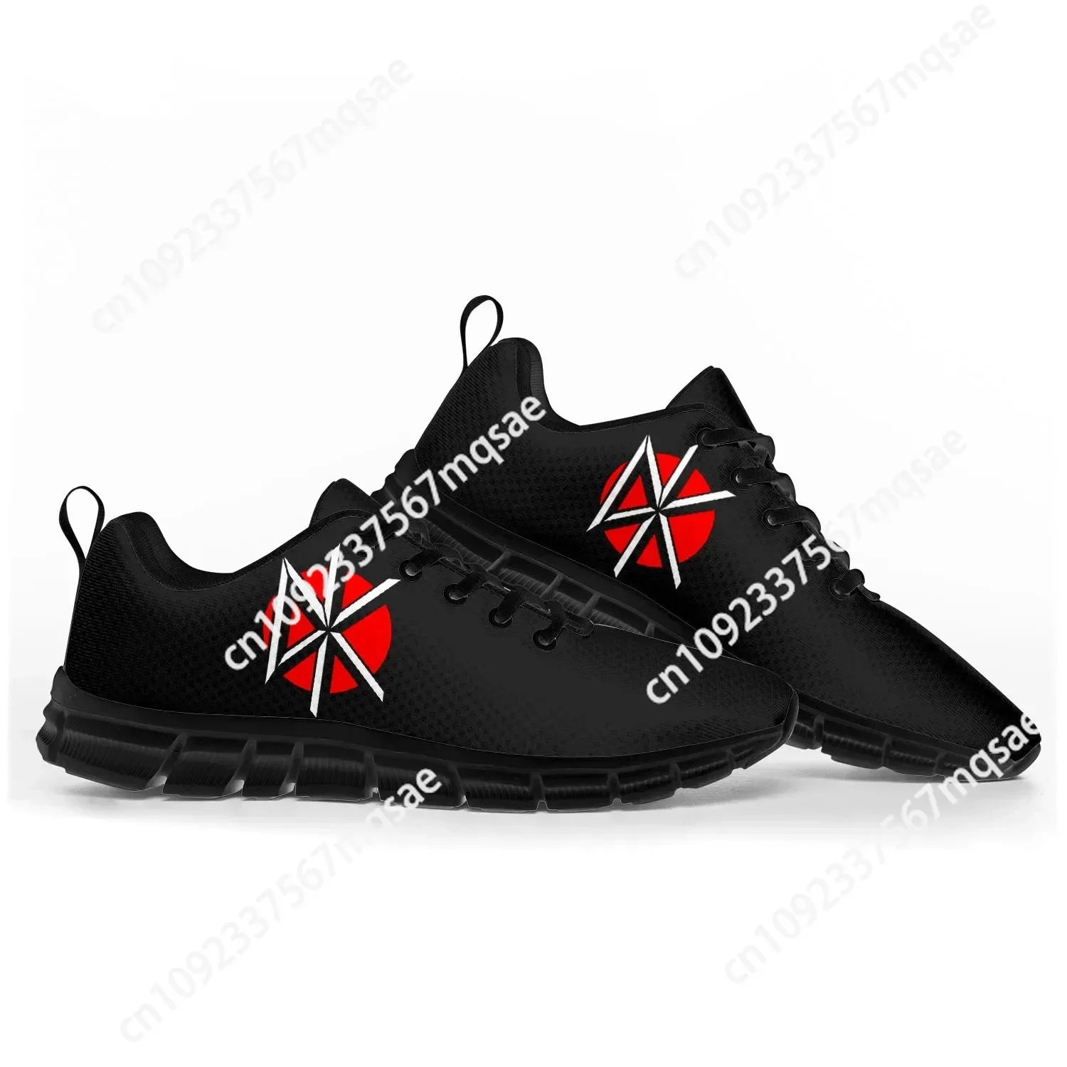 Black Dead Rock Band Webcam Sports Shoes, tênis casuais personalizados para casais, homens e mulheres, adolescentes e crianças, alta qualidade