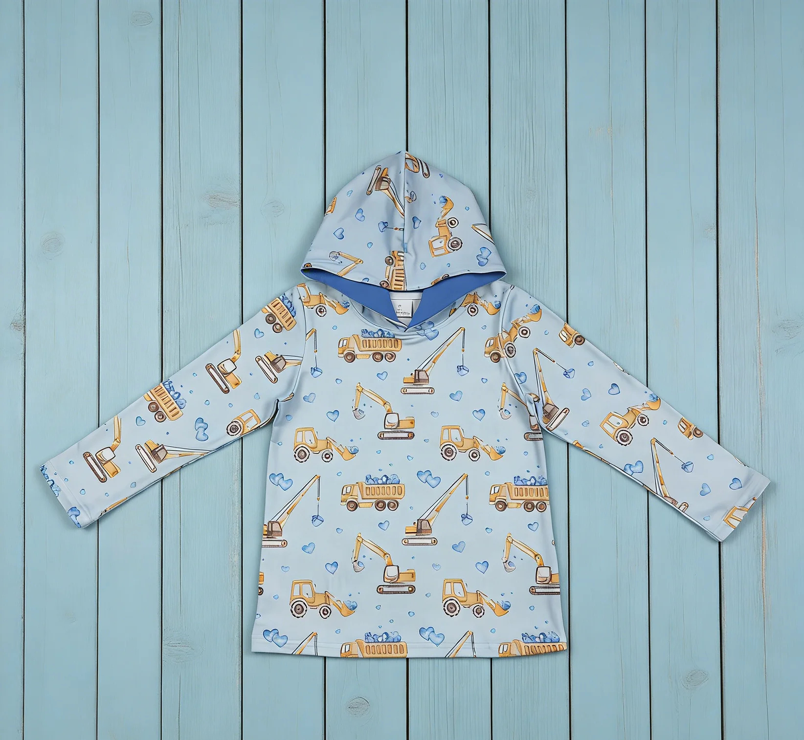 

Z1202-07 BT1509 Kids Spring Clothing Long Sleeve Shirt Baby Boys Hooded Top