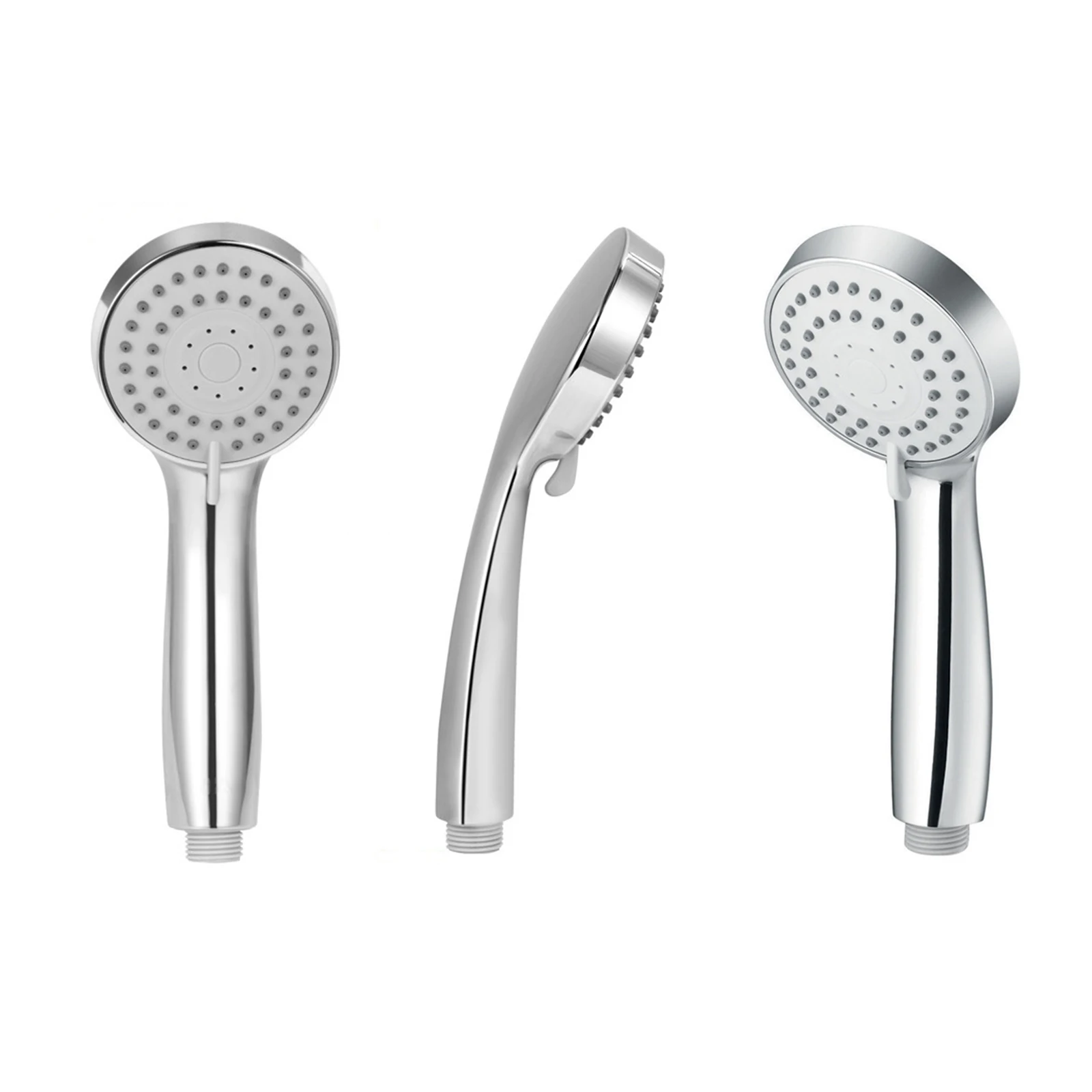 Rainfall Shower Head Combo 8 Inch Rain Showerhead and 3-Setting Handheld Showerhead Hose Bracket 3-Way Splitter Polished Chrome