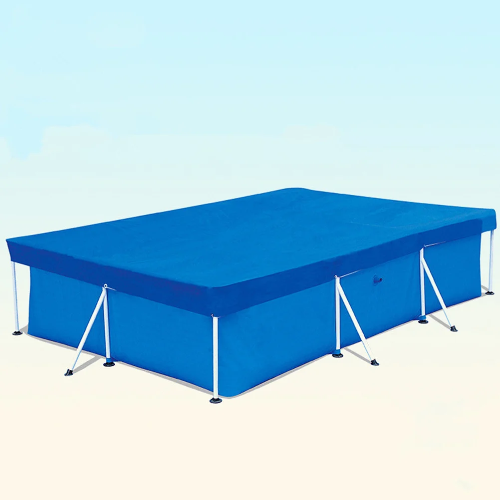 

Pool Cover 260x170x61cm Blue Pe Fabric Waterproof Rainproof Dustproof Cover for Inflatable Frame Swimming Pools Floor Mat