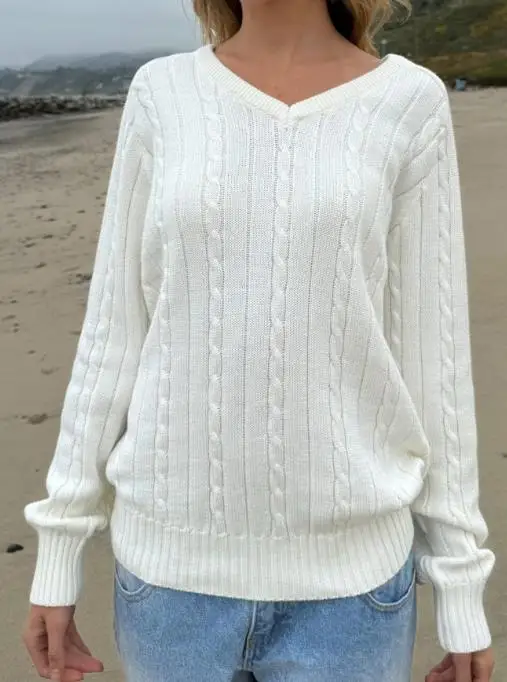 

Fashion and Casual Solid Color Base Sweater, Woolen Women's Clothing, Autumn/winter 2025