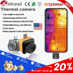 Inray T2L/T2S + telecamera a infrarossi focalizzabile 256x192 25Hz PCB diagnosi guasti rileva riparazione termocamera per telefono Android e IOS