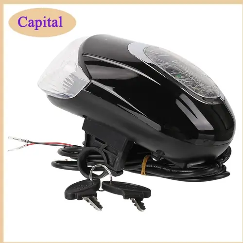 Imagen 2 del producto Faro Bluetooth Angel Eye de 60V, foco de iluminación Feihu, llave de instrumento, pantalla adecuada para patinete eléctrico Citycoco