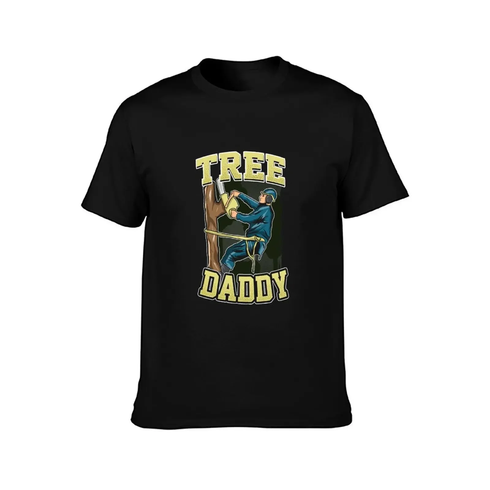 Arborist Daddy Tree Surgeon Chainsaw Lumberjack T-Shirt heavyweights mens clothes