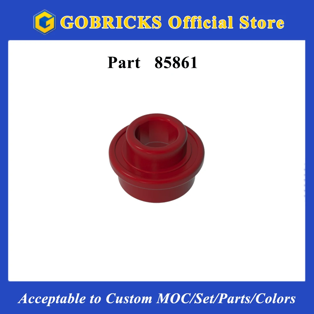

Gobricks 1 Pcs 85861 Plate Round Individual Pieces 1 x 1 Universal Bricks with Open Stud Standard Size Blocks Smooth Edges