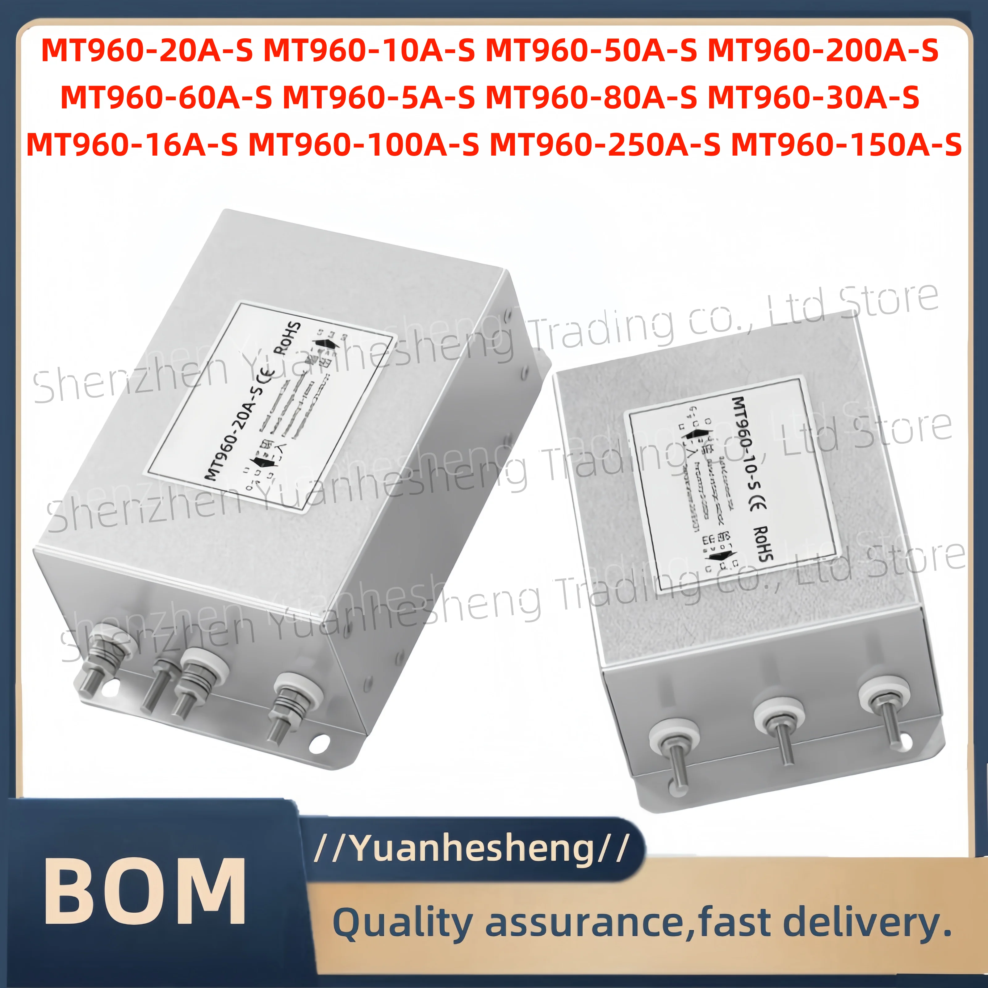 

Brand new and original MT960-20A-S three-phase AC filter 440V AC MT960 5A to 1200AEMC anti-interference sine wave power filter