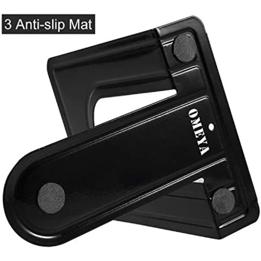 نهايات الكتاب، نهايات الكتب للأرفف، نهايات الكتب لحمل الكتب الثقيلة، نهايات الكتب المعدنية للمكتب غير القابلة للانزلاق، أطراف الكتاب شديدة التحمل باللون الأسود #3