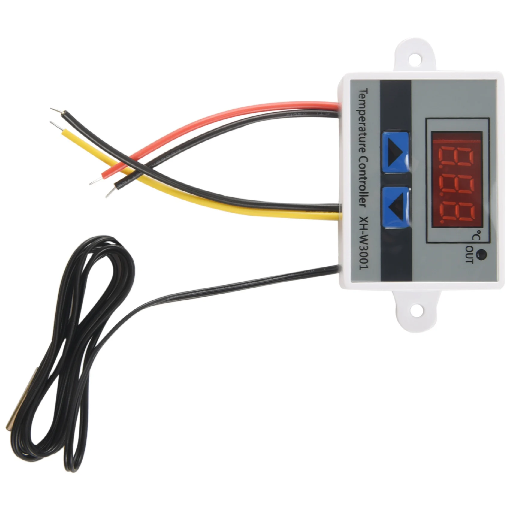 220V Digital LED Temperature Controller 10A Thermostat Control Switch Probe New