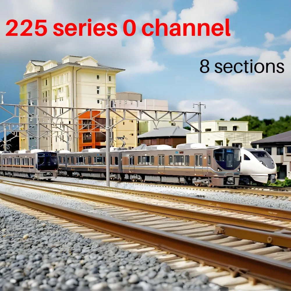 

KATO N Type 1/160 Model Train 225 Series 0 New Rapid 8-car Electric Passenger Car 10-871 Collectible Train Set Adult Toy Gift