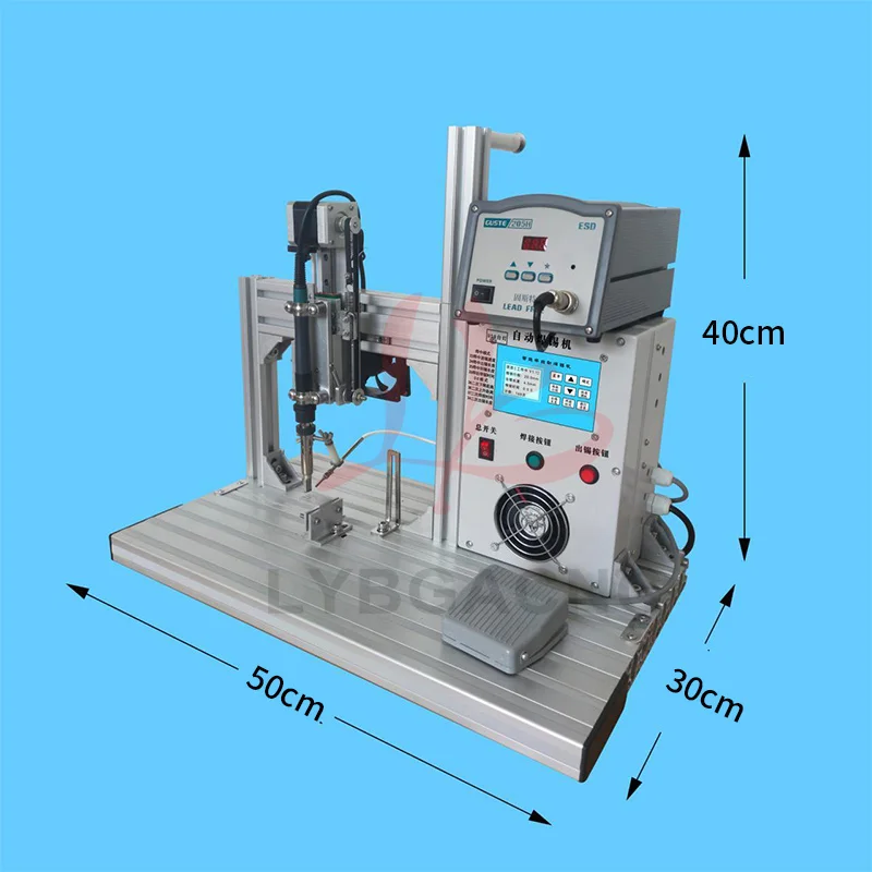 High Speed Stable Airline Plug Soldering Machine for GX DB Power Plug Wire Soldering Tool