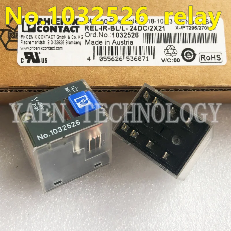 relay Original No.1032526 No.2908341 relayREL-IR-BL/L-24DC/2X21