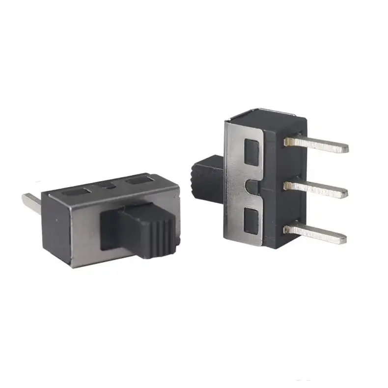 【30-5PCS】SS12D10 SS12D11 Toggle Switch 3Pins Straight Feet 1P2T Handle High 5mm Spacing Of 4.7mm 3A 250V SS12D10G5