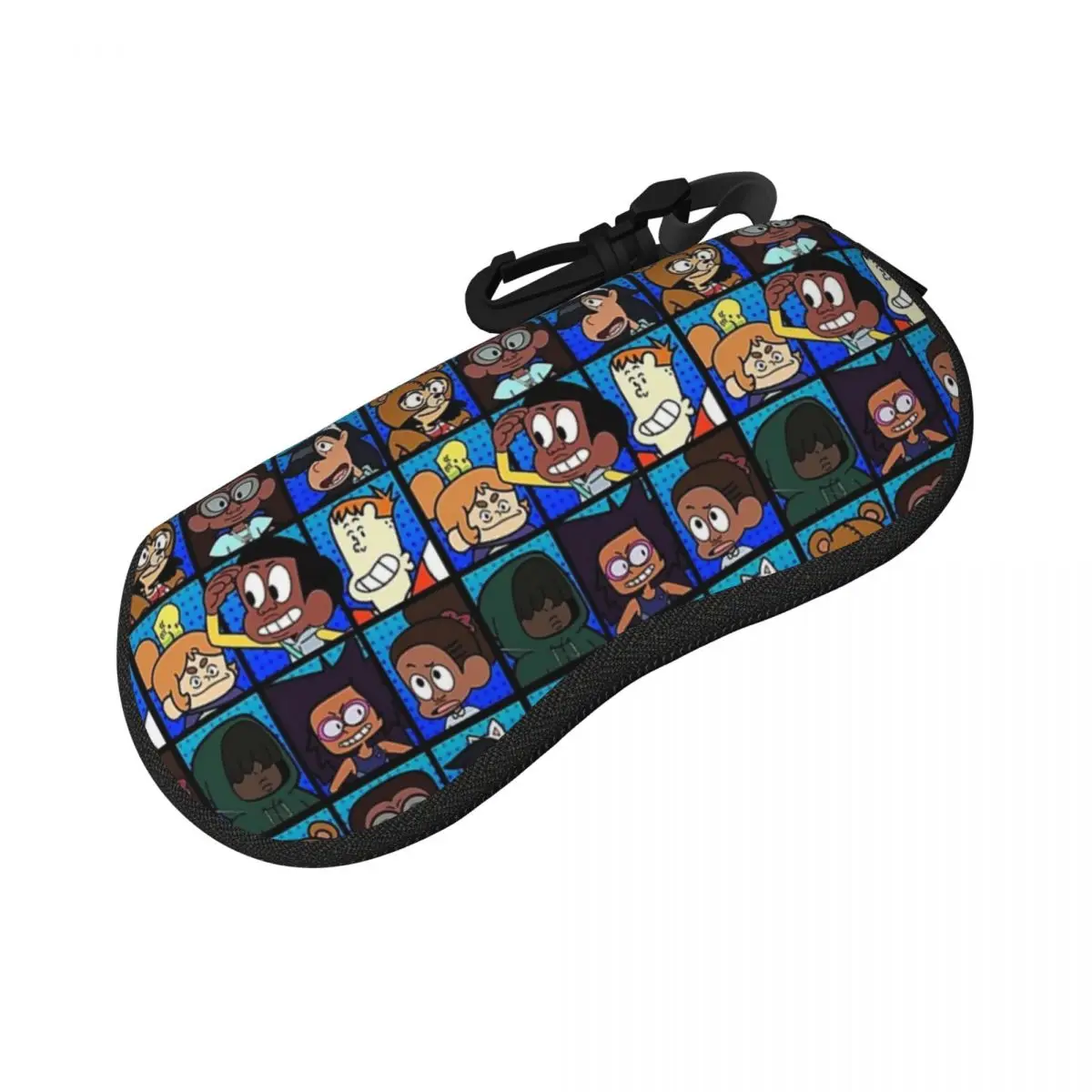 クレイグ・オブ・ザ・クリークキャラクターズブルーシェルメガネケースプロテクターサングラスボックス女性男性ソフト眼鏡バッグポーチ