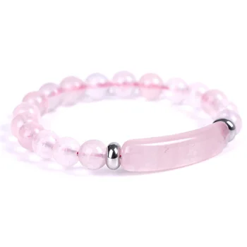 Rose Quartz Bridge Bracelet 7