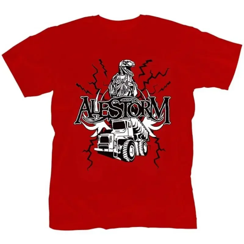 Alestorm Band Music Lover Heavy Cotton Red T Shirt Full Size Sg189
