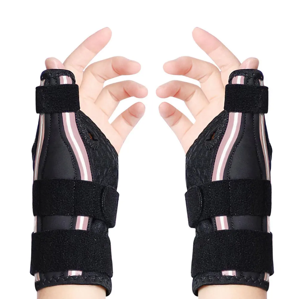 

1/2Pcs Wrist & Thumb Brace Carpal Tunnel Night Support Thumb Stabilizer, Spica Thumb Splint for Tenosynovitis, Tendonitis