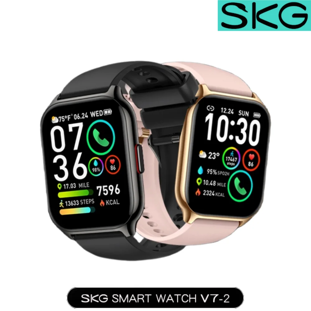 SKG V7-2 Smart Watch for Men Women, 1.95