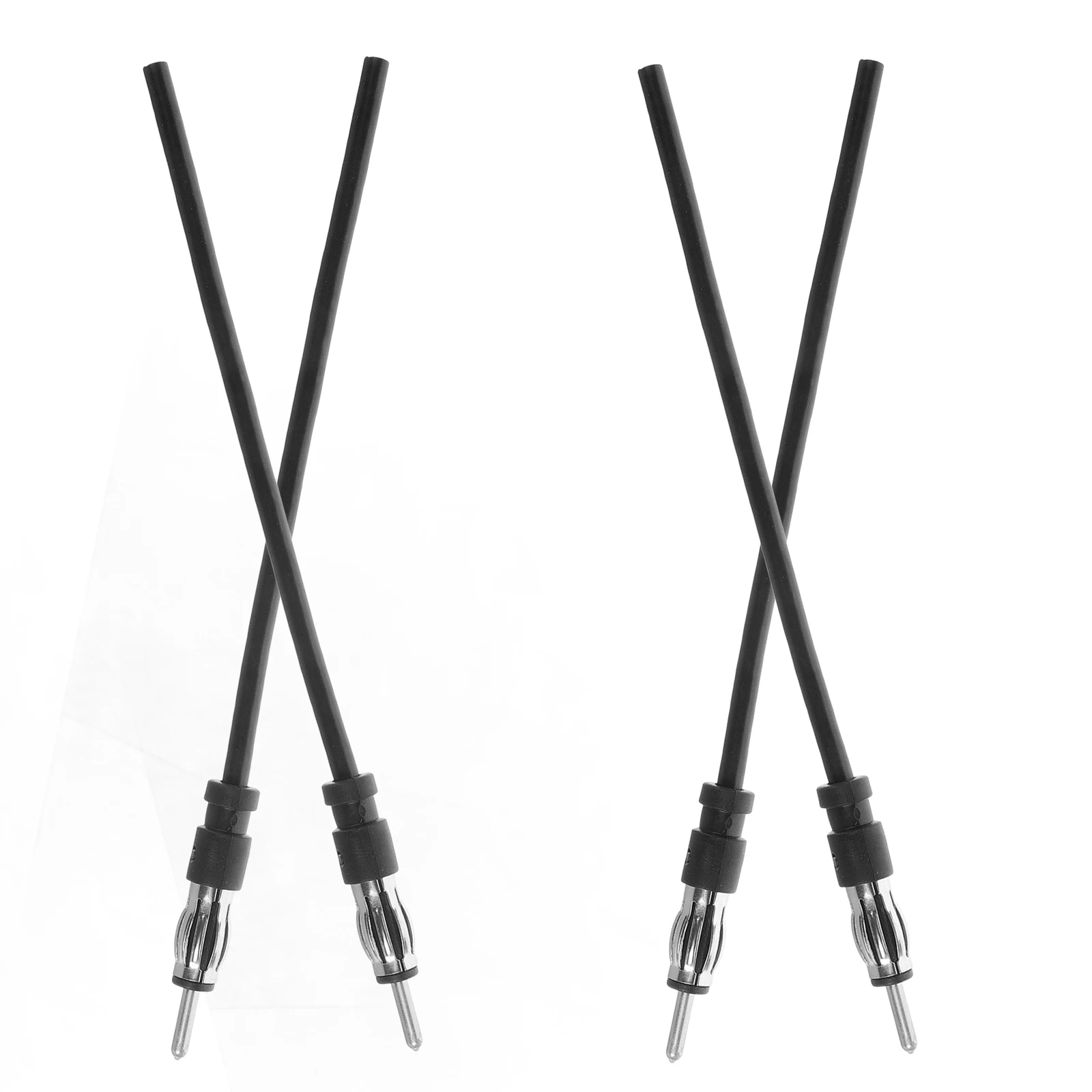 

4 Pcs Car Radio Antenna Adapter Replacement Cable for Vehicle Stereo Clear Reception Durable Material Easy Install Universal Fit