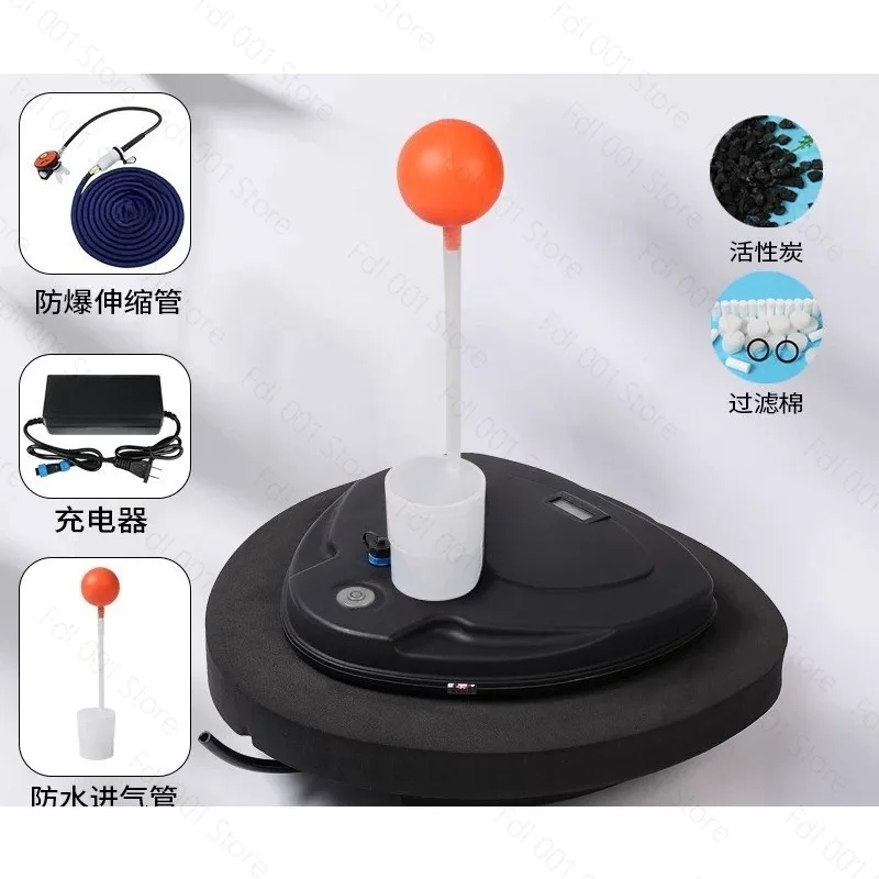 Portable Diving Ventilator Underwater Breathing Equipment Snorkel Air Supply Device for Underwater Fishing Diving