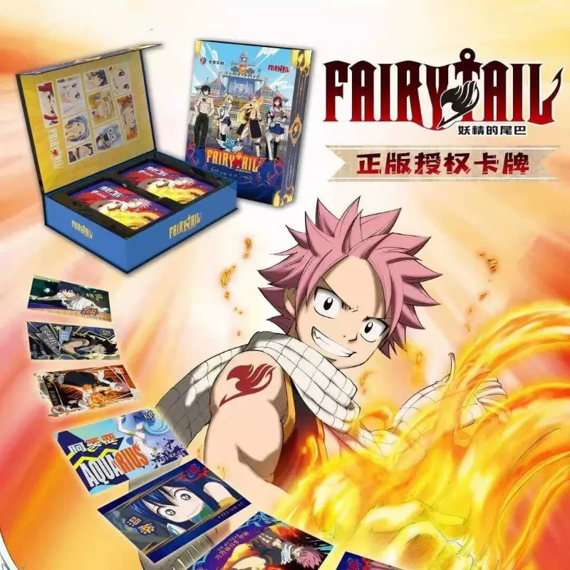 Kabao Cultural Creativity Fairy Tail Lucy Natsu Erza Collection Cards Endless Adventure 10-Yuan Pack Children's Holiday Gifts