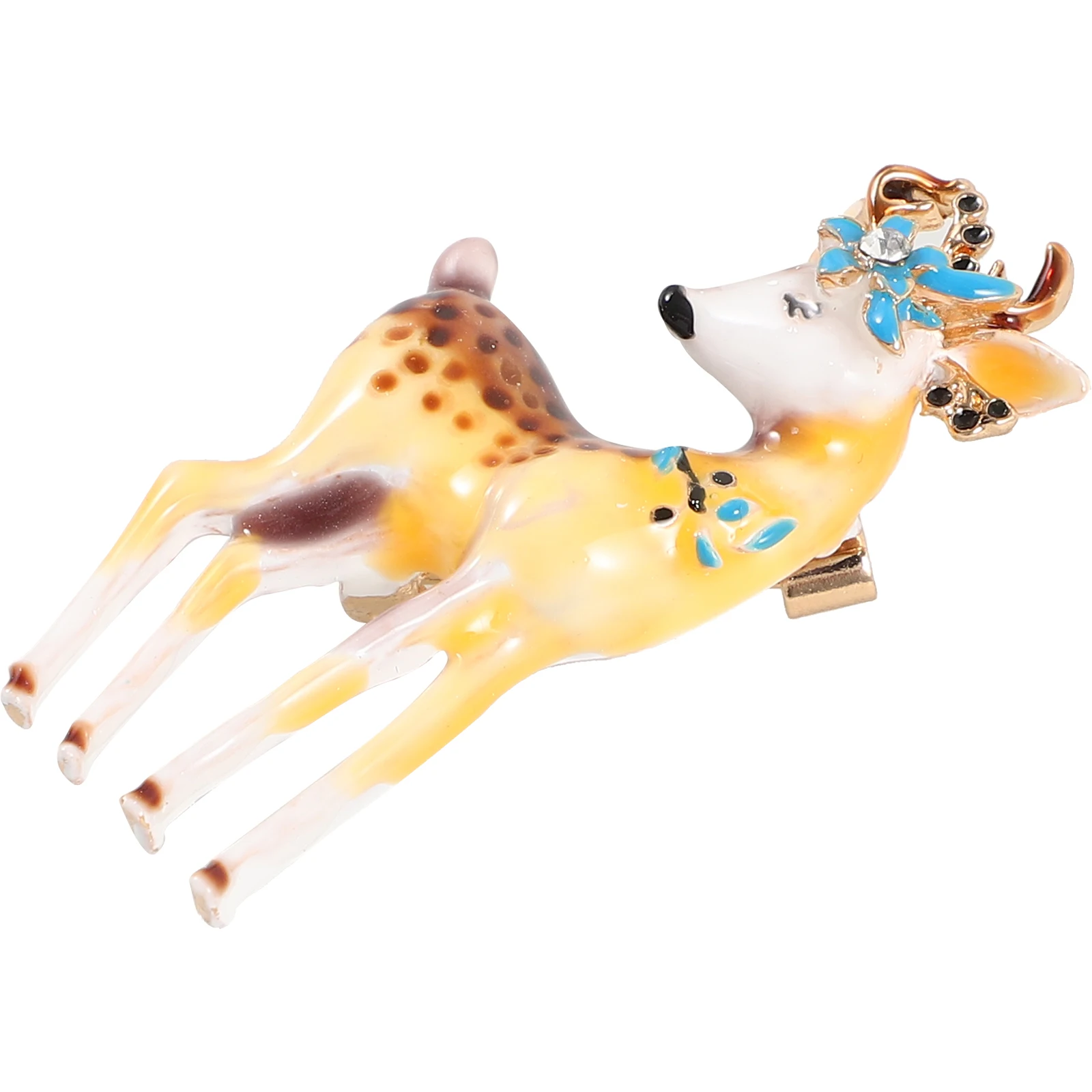 سبيكة الغزلان بروش دبوس رائعتين الحيوان الكرتون دبابيس للنساء حقائب الظهر الجمالية لطيف دبابيس المدمجة الغزلان بروش