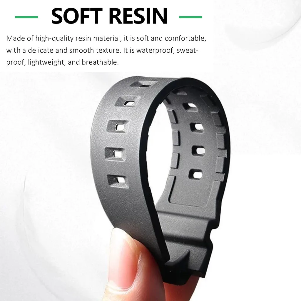 Soft Resin Rubber Watchband for AE-1500WH W-737 DW-291 WS1500 AE1500 Watch Strap 18mm Sports Replacement Bracelet Belt Watchband view 5