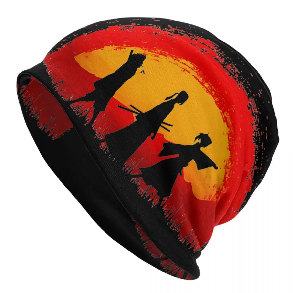 Samurai Champloo Walking On Sunset Bonnet Hats Vintage Outdoor Skullies Beanies Hat for Men Women Warm Dual-use Caps