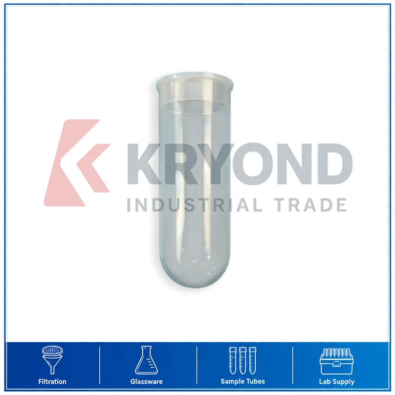LAB 120ml Centrifuge Tube Clear PP Material Round Bottom Flat Socket Cap Laboratory Sample Collection Research Use Pack 30PCS