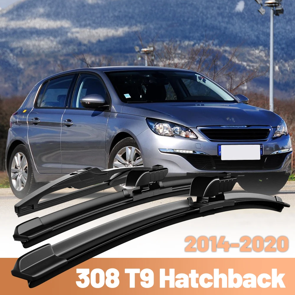 

Для Peugeot 308SW T9 308 Estate 2014-2020 стеклоочиститель передний и задний комплект щеток стеклоочистителя лобовое стекло 24 "18" 12"