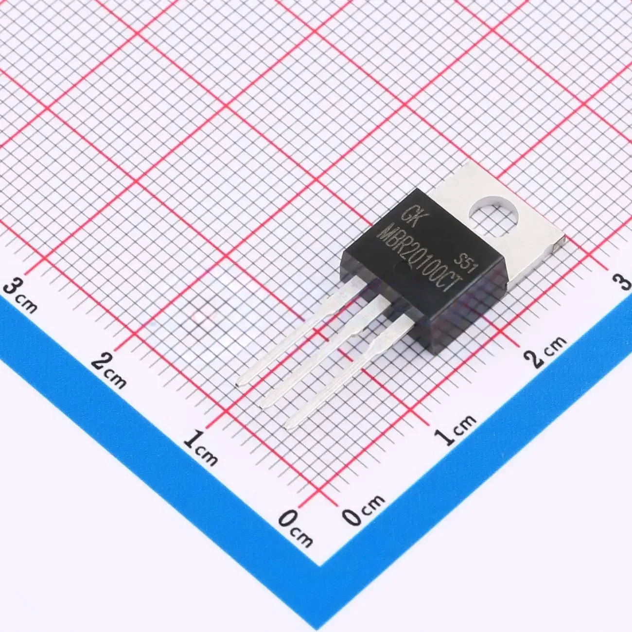 10pcs MBR20100CT 20A 100V Schottky Rectifier Diode TO-220  for Solar Panel SMPS Battery Charging