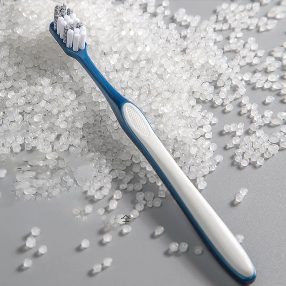 4 Pcs Men's Toothbrush Travel Adult Toothbrushes for Cleaning Household Camping Small Light Hard Bristle Fine Bristles