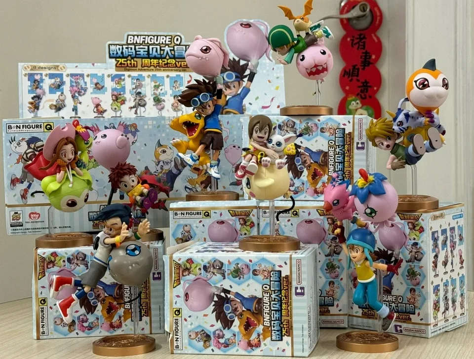 新しいデジモンアドベンチャーブラインドボックスアニメフィギュア