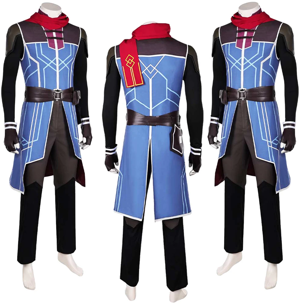 Callum Cosplay Fantasie Kleding Cartoon Prins van Draak Kostuum Vermomming Mannen Rollenspel Fantasia Outfits Mannelijke Halloween Pakken