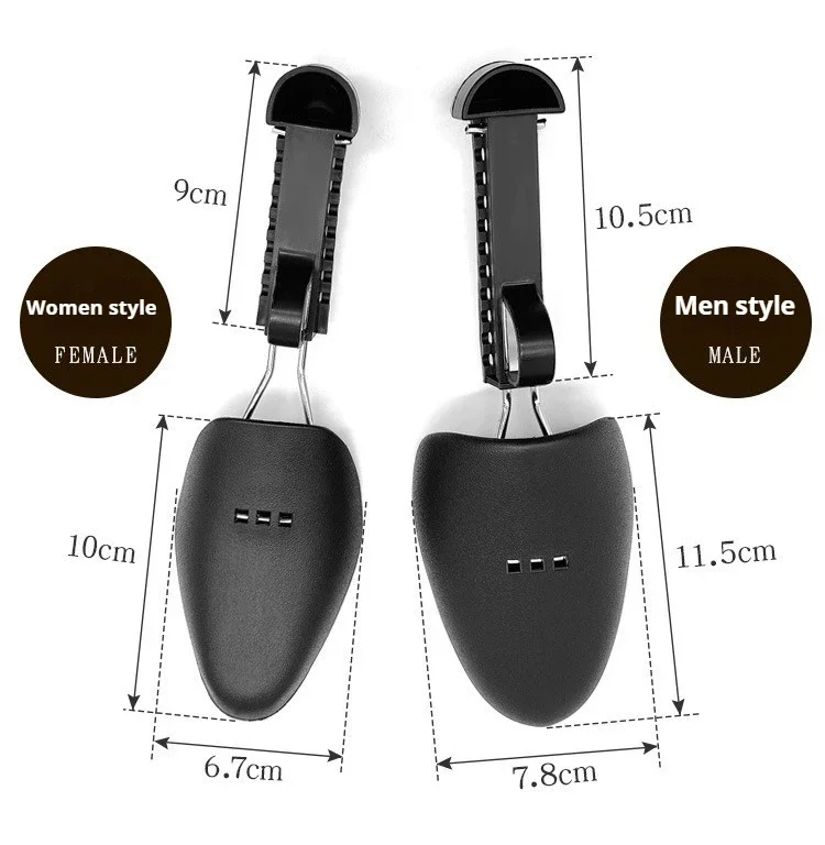 2 Pcs New Scalable Shoe Trees Unisex Anti-Wrinkle Shoe Lasts Inner Support Shoe Stretcher for Men Anti-Deformation Shaping