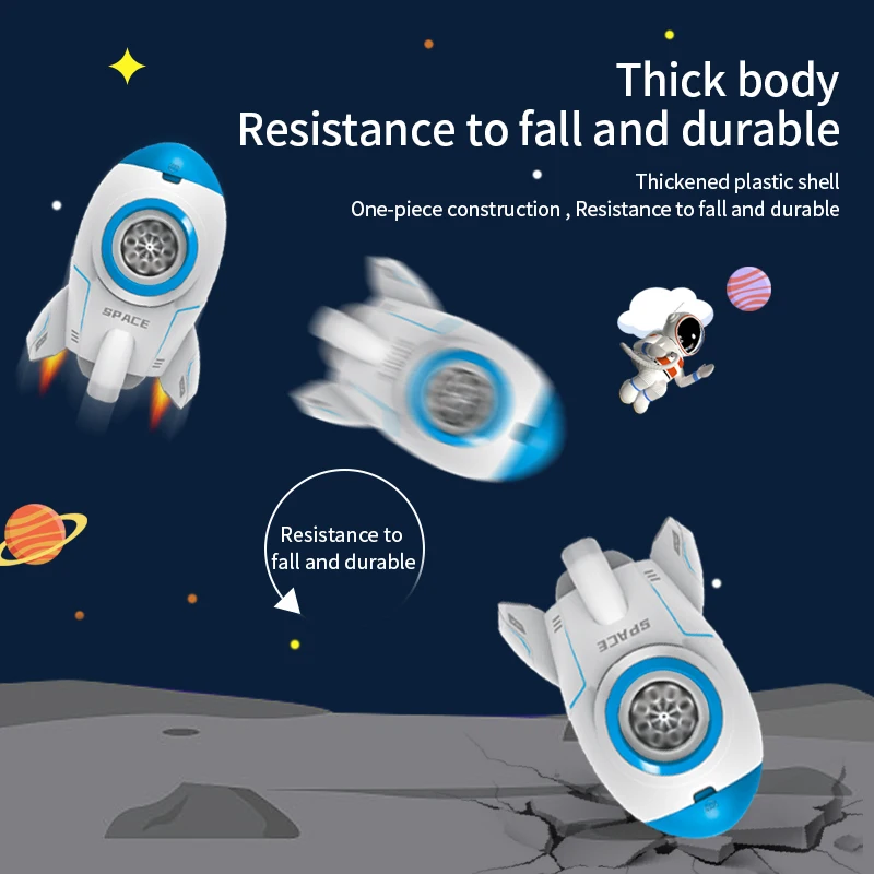 JET Rocket Bubble Machine Astronaut Bubble Gun Electric Toys for Kids Wedding Outdoor Party Toy Children's Day Birthday Gifts