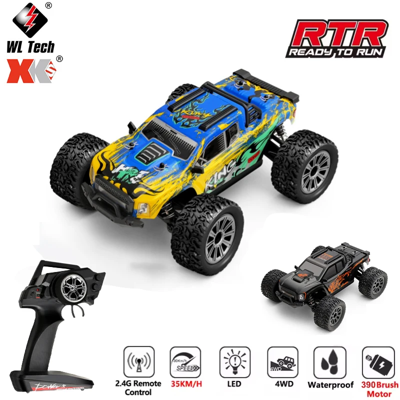 

Wltoys 164018 35KM/H 2.4G RC Car Brushless 4WD Electric High Speed Off-Road Remote Control Drift Toys for Children Racing