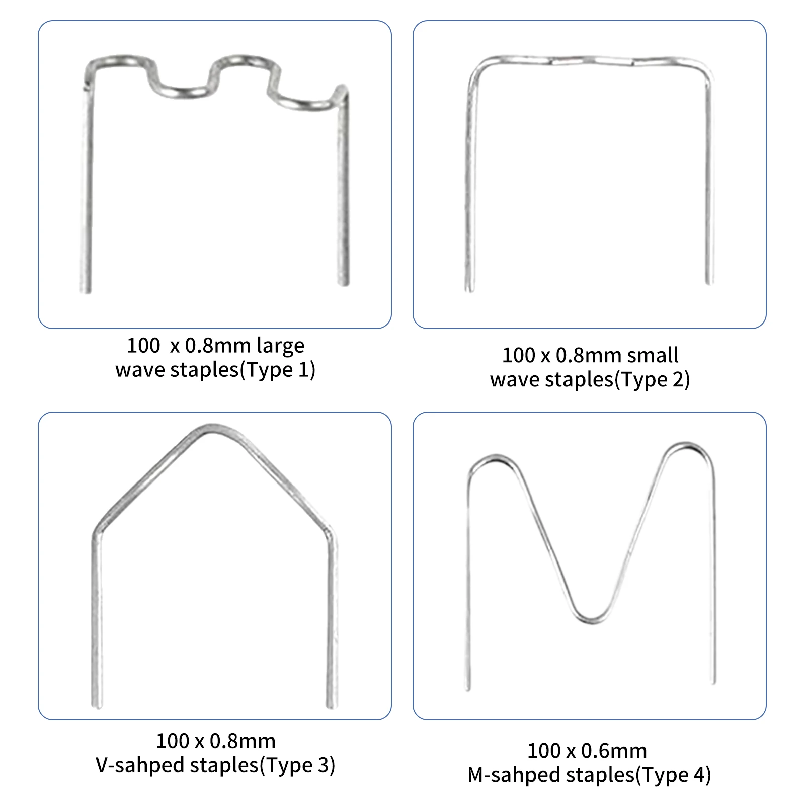 V-شكل 0.8 مللي متر/100 ترصيع لحام ماكينة لحام البلاستيك سيارة الوفير الكراك طقم تصليح 50 واط الساخن دباسة طقم تصليح البلاستيك