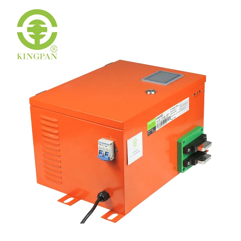 

KINGPAN Factory Newest Model Lithium Lifepo4 Li Ion 3600W 24V 70A Forklift RGV AGV Battery Charger AGV Charging Pile