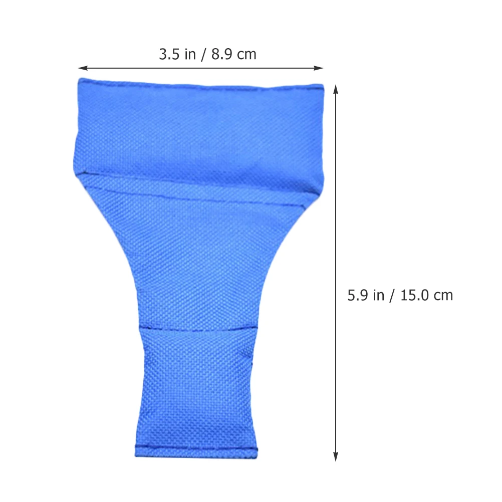 

Football Referee Bean Bag Large Capacity Long Neck Nylon Blue Adult Sports Party Gear Throw Bag Portable Accessories