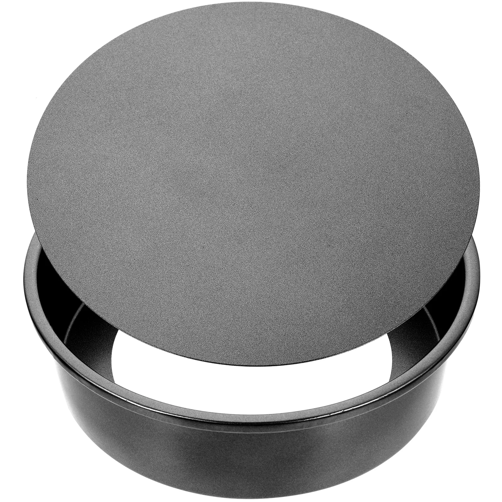 

Round Cake Mold Pans Black Carbon Steel Detachable Baking Moulds Oven Tin Non Stick Thick Edges Removable Bottom Kitchen Cake