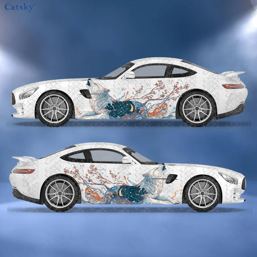 2-adesivi-per-auto-con-motivo-a-forma-di-lupo-stellato-resistenti-anti-sbiadimento-valorizzano-la-bellezza-del-tuo-veicolo-con-rivestimenti-in-vinile-dal-design-artistico