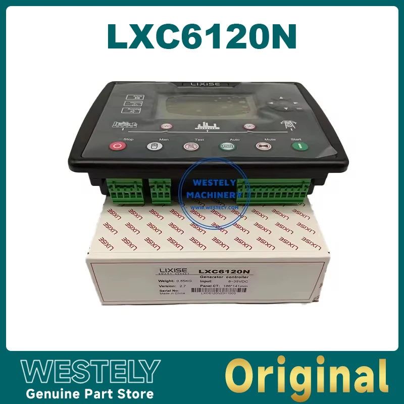 

LIXiSE LXC6120N AMF Diesel Generator Set Controller Genuine LCD Auto Start Control Genset Parts Electronic Circuit Board Panel