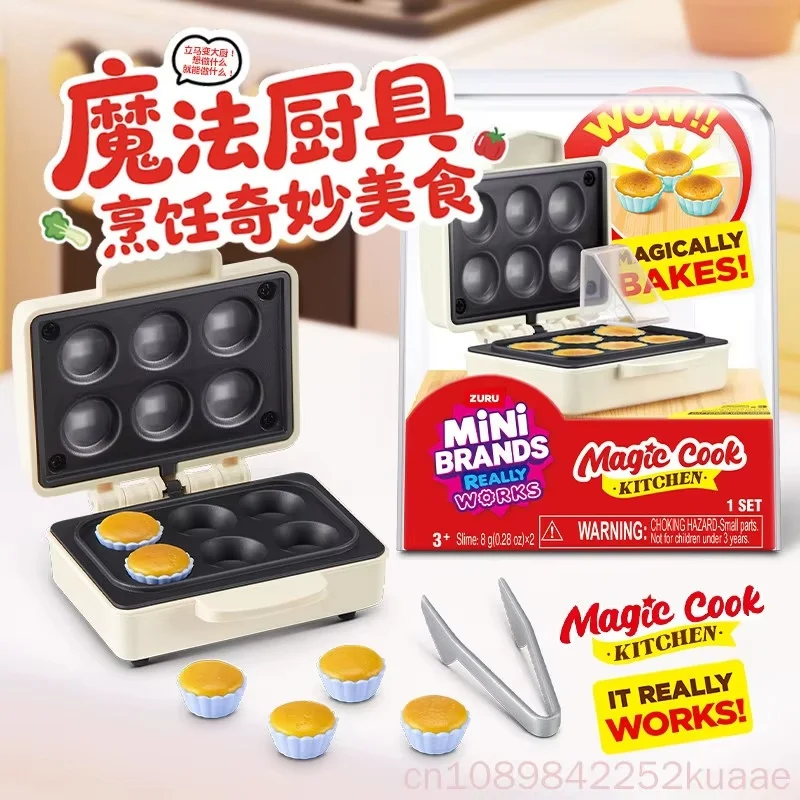 ZURU Mini Brands Magic Cook Mini Blender Playset Real Function Dollhouse Kitchen Accessory Pretend Cooking Collectible Toy