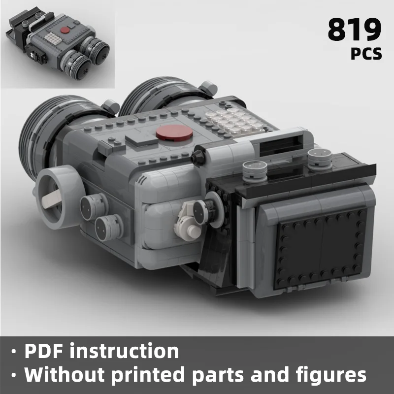 Bloques de construcción de películas de estrellas: recreación con precisión del modelo de telescopio retro, restaurando la estructura compleja profesional.