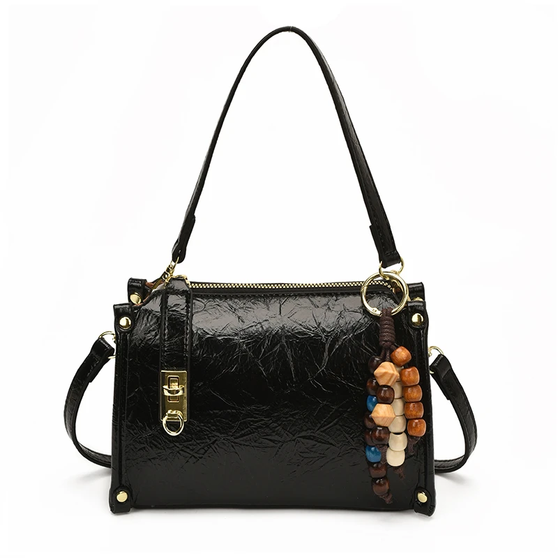 

Paris Fashion Large Capacity Diaper Bag, High-End Minimalist Textured, Original Retro Square Satchels For Women Tote